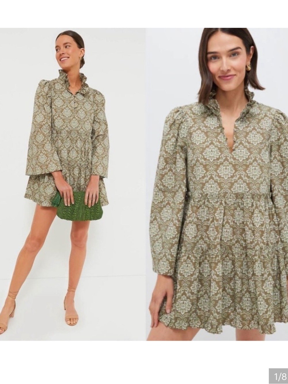 Tuckernuck Hyacinth House Printed Russell Mini Dress Sz L New